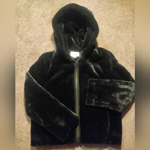 Vince Fau Fur Soooo Soft Coat size Small in Black